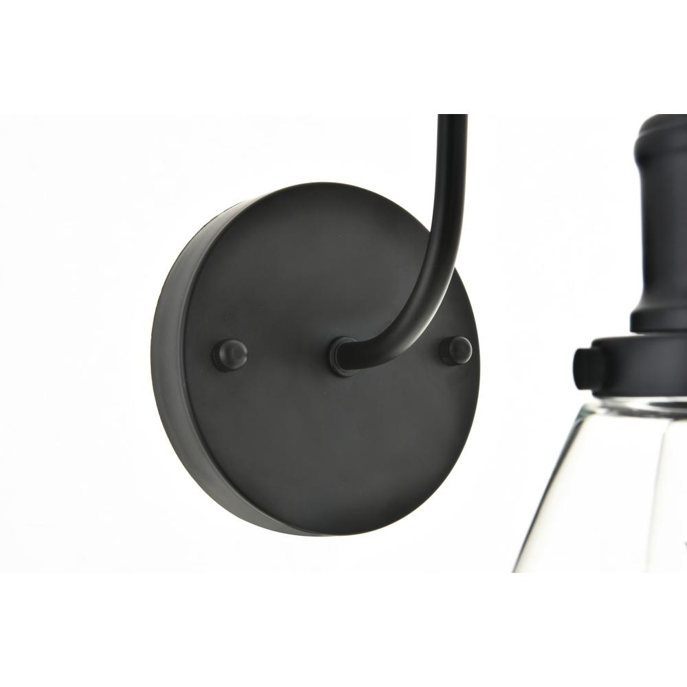 Histoire 1 light black Wall Sconce