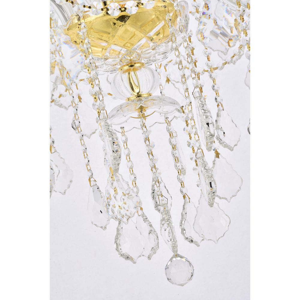 Verona 15 light Gold Chandelier Clear Royal Cut Crystal
