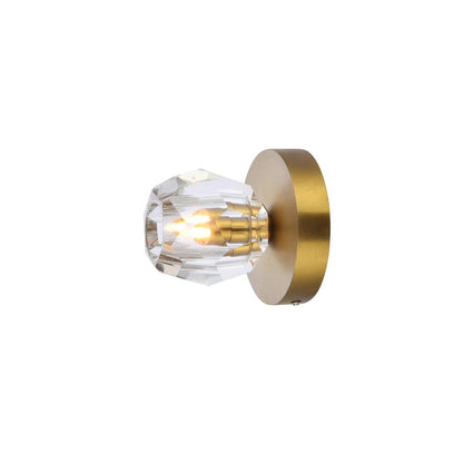 Eren 1 light gold flush mount