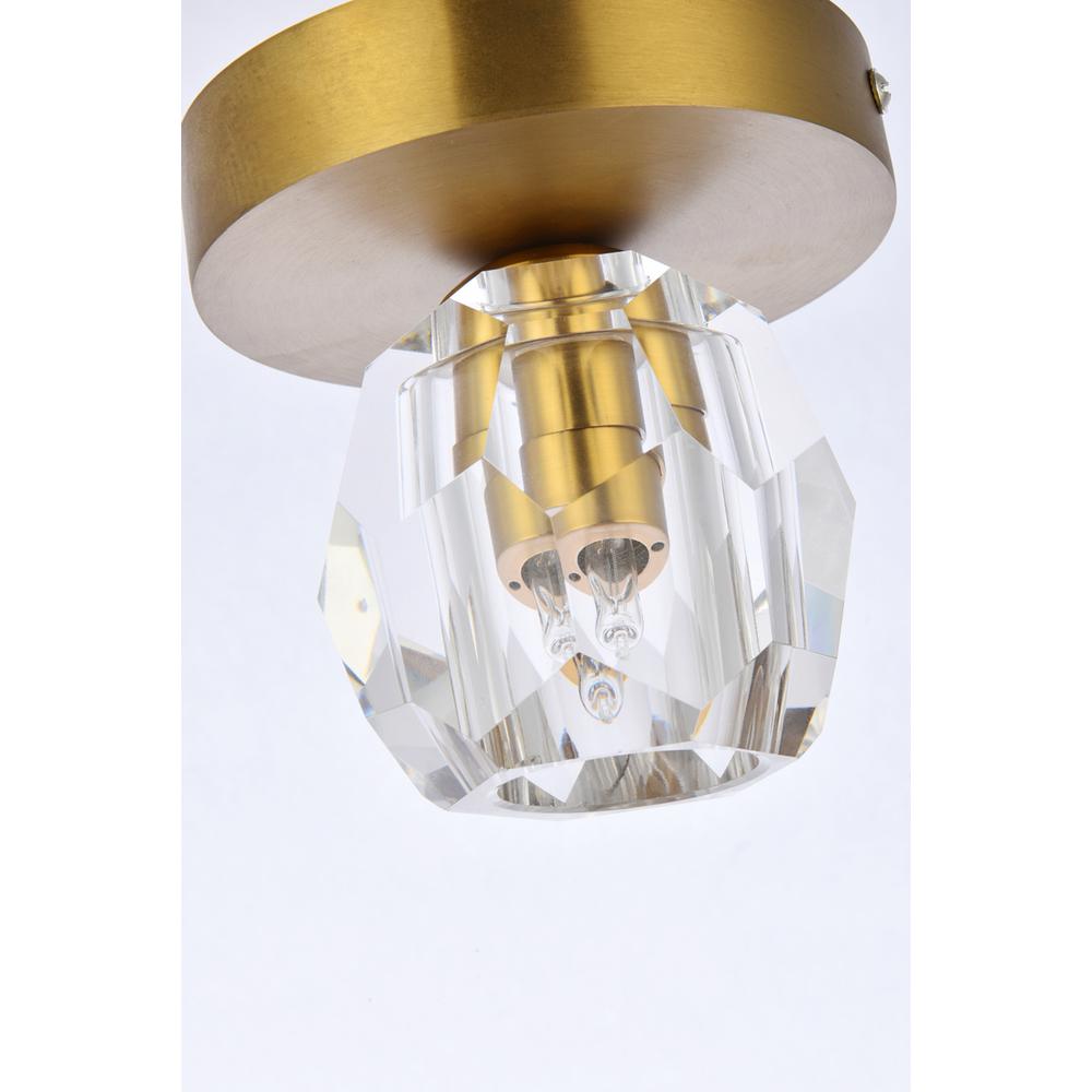 Eren 1 light gold flush mount