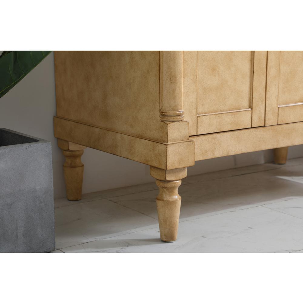 36 inch Single Bathroom vanity in Antique Beige