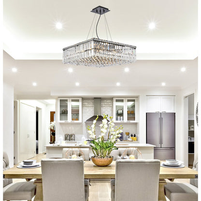 Maxime 24 Inch Black Chandelier