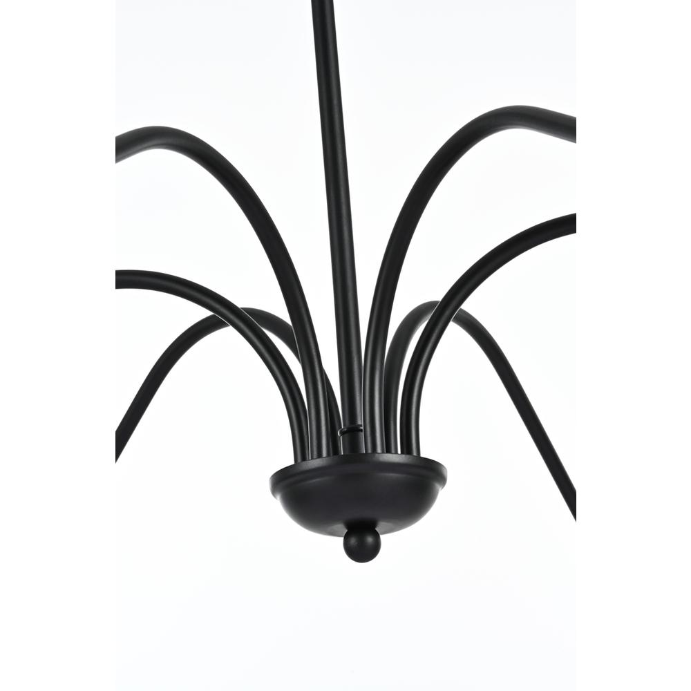 Rohan 54 inch chandelier in Matte Black