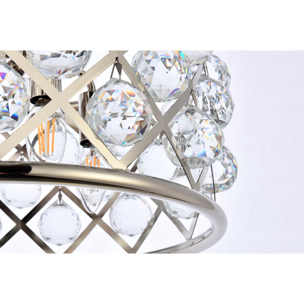 Madison 4 light polished Nickel Pendant Clear Royal Cut Crystal
