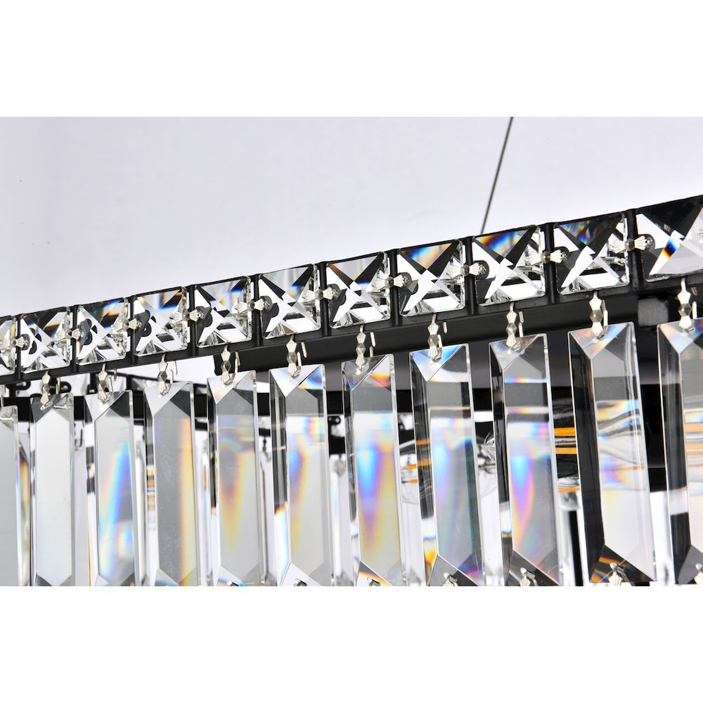 Maxime 24 Inch Black Chandelier