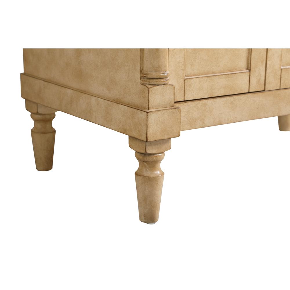 36 inch Single Bathroom vanity in Antique Beige