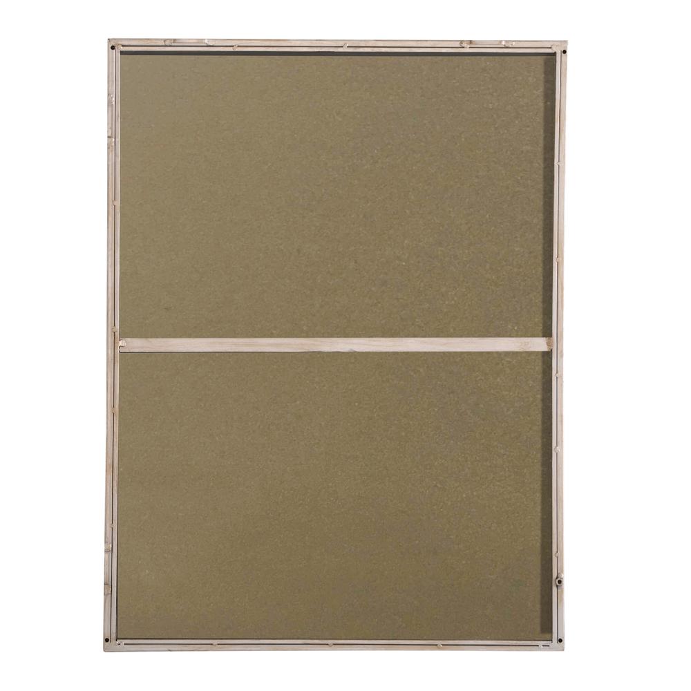 Metal frame Rectangle Mirror 24 inch Silver