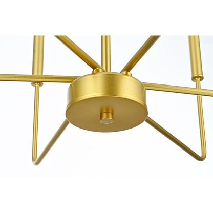 Willa 26 inch Pendant Light in Brass