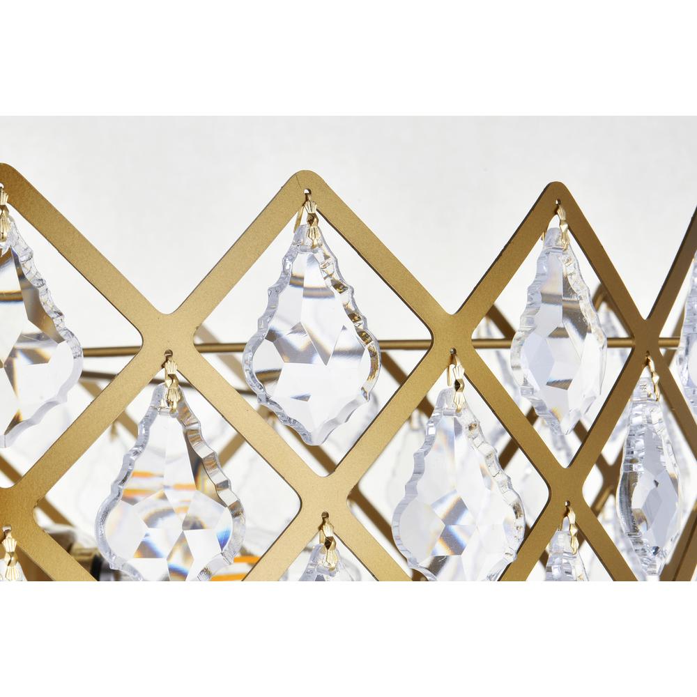 Lyla 13 inch flush mount in brass