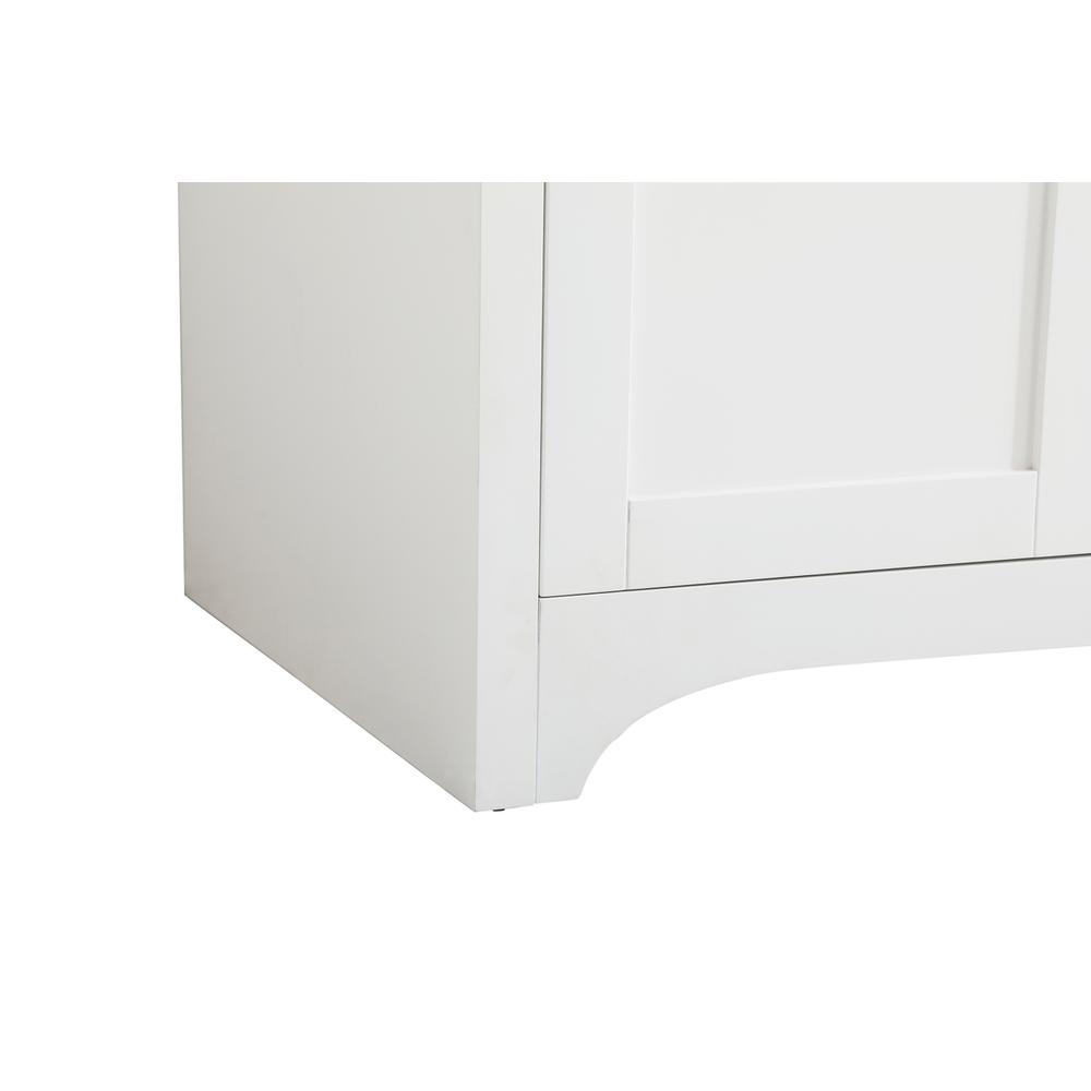 60 inch Double Bathroom Vanity in White