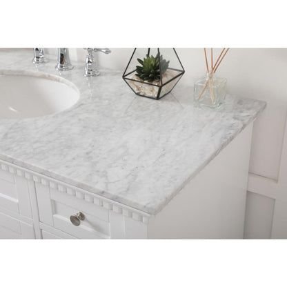 48 inch Single bathroom vanity in  White