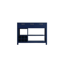 48 inch Kitchen Island in Blue