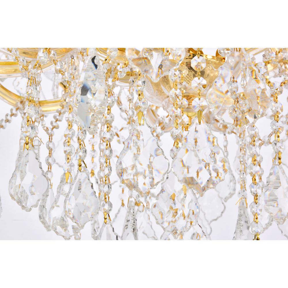 Maria Theresa 19 light Gold Chandelier Clear Royal Cut Crystal