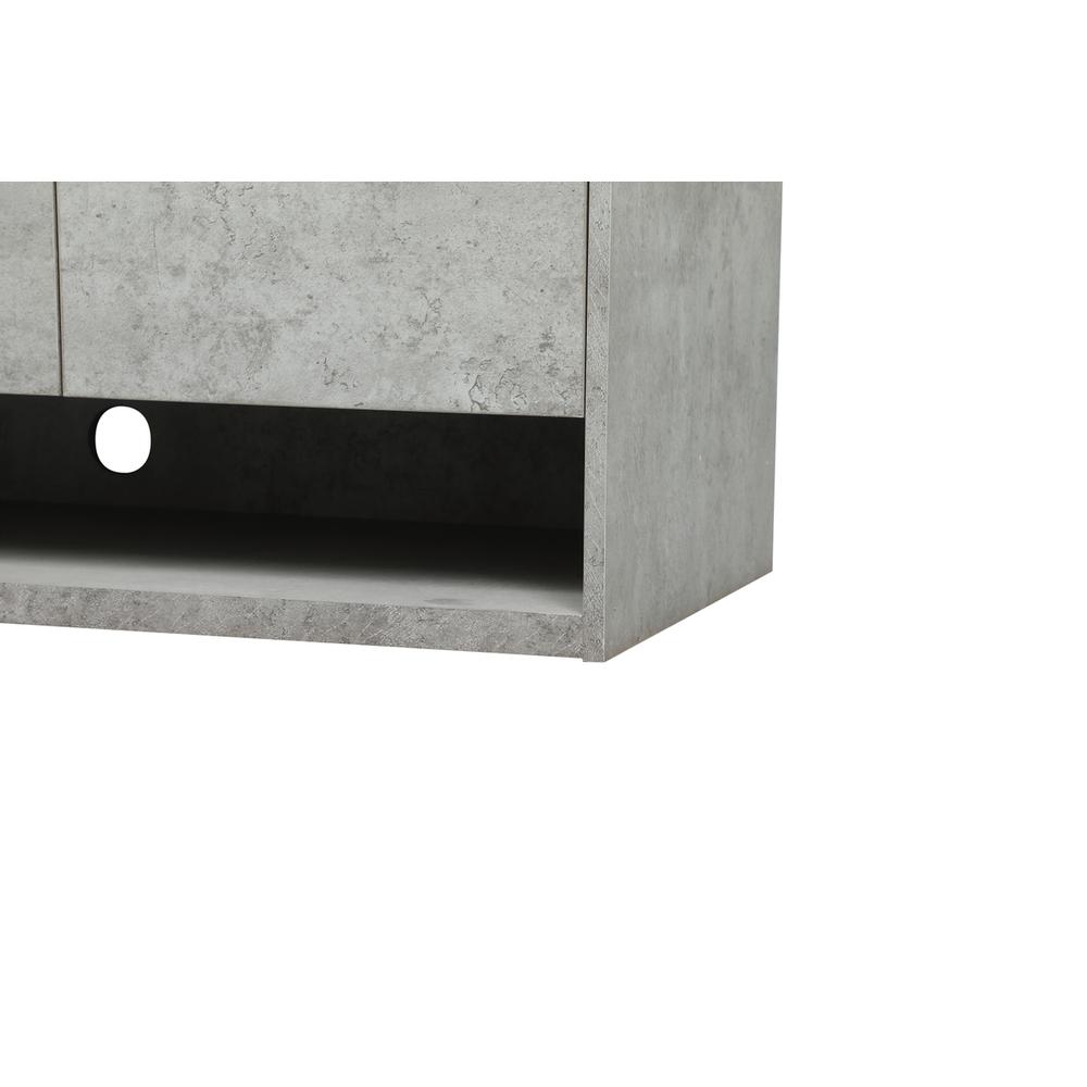 48 inch Single bathroom vanity in concrete grey