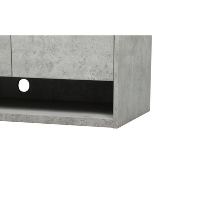 48 inch Single bathroom vanity in concrete grey