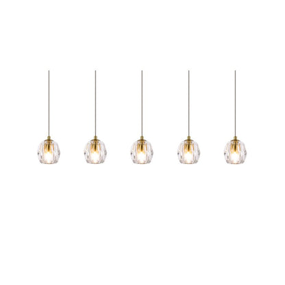 Eren 5 lights Gold pendant