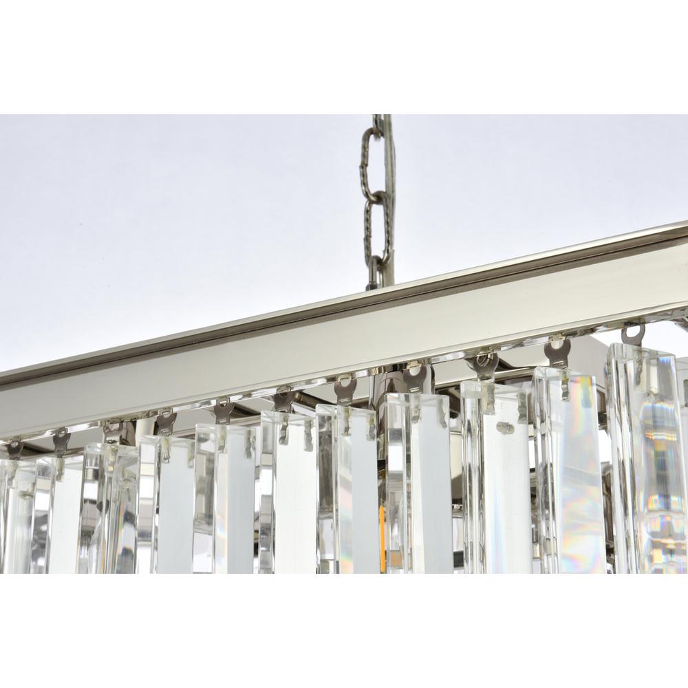 Sydney 12 light polished nickel Chandelier Clear Royal Cut Crystal