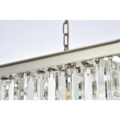 Sydney 12 light polished nickel Chandelier Clear Royal Cut Crystal