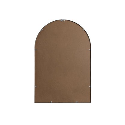 Metal Frame Arch Mirror 27x40 Inch in Silver