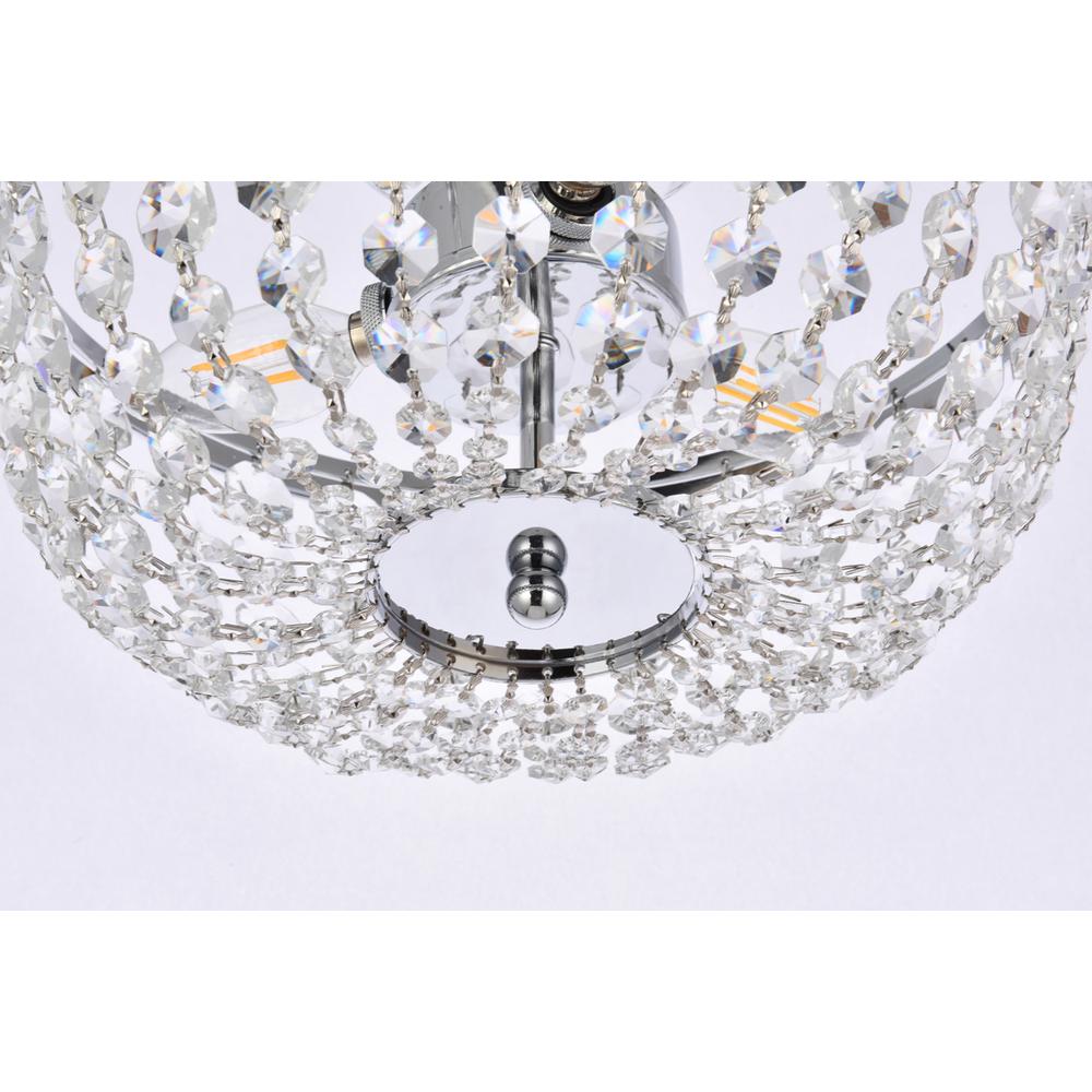 Cora 13 inch flush mount in chrome