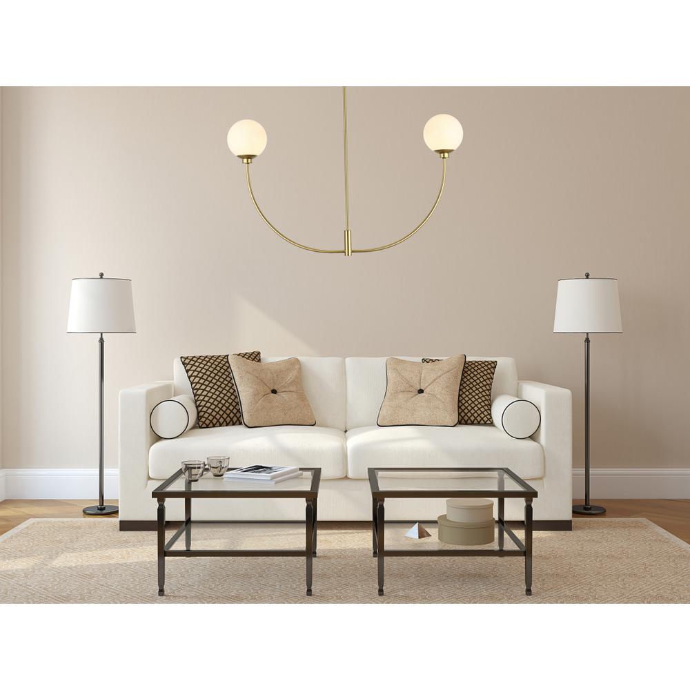Nyomi 42 inch chandelier in Brass