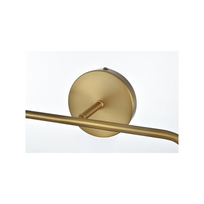 Hanson 19 inch Wall Sconce in Satin Gold