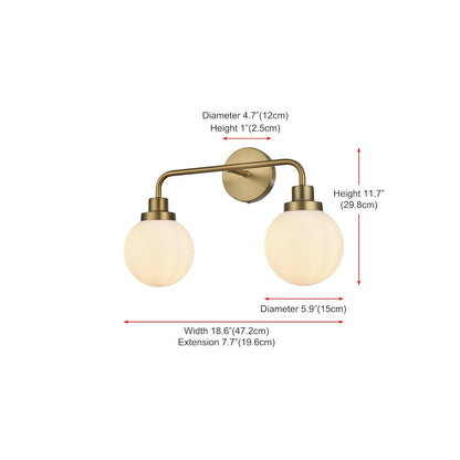 Hanson 19 inch Wall Sconce in Satin Gold
