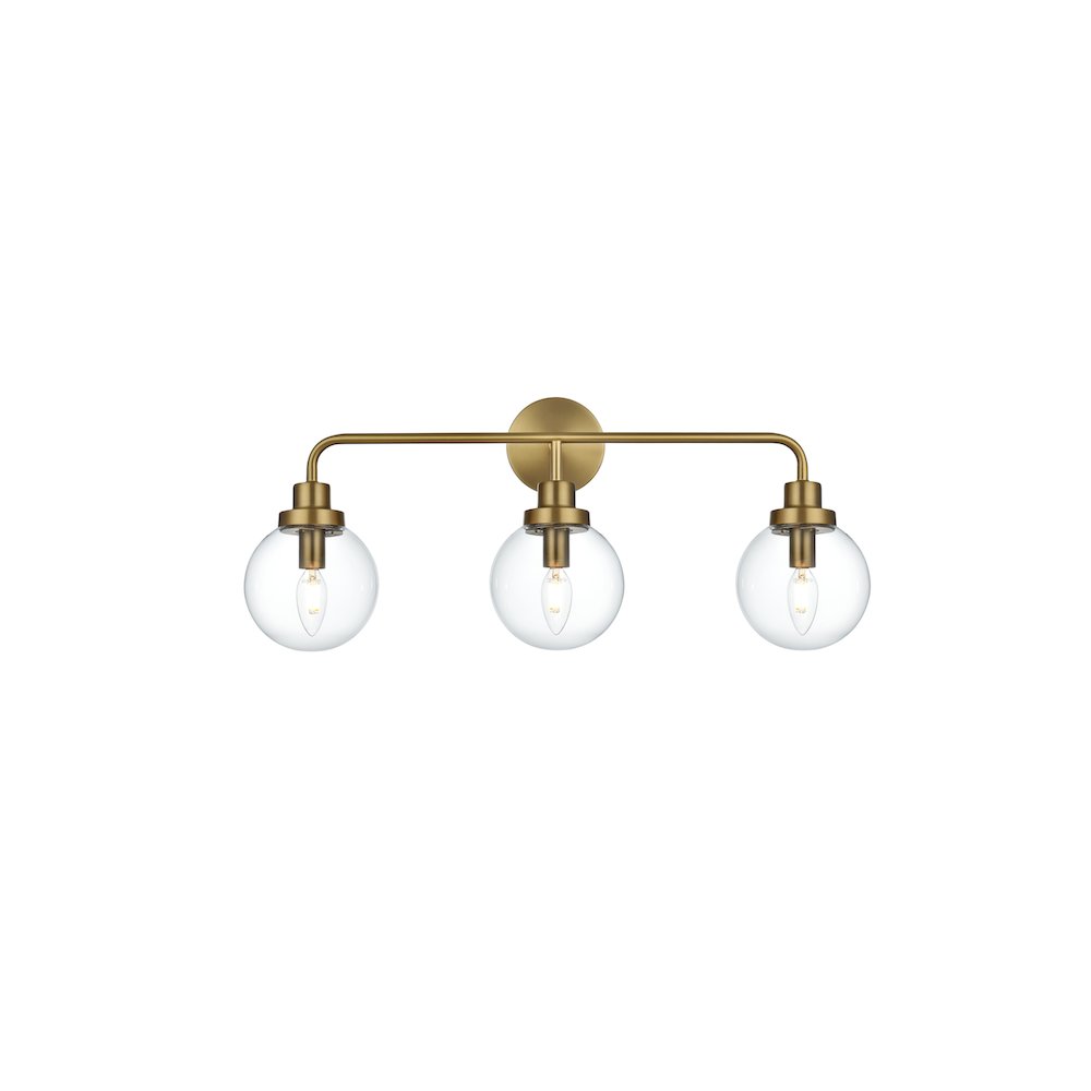 Hanson 28 inch Wall Sconce in Satin Gold
