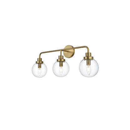 Hanson 28 inch Wall Sconce in Satin Gold