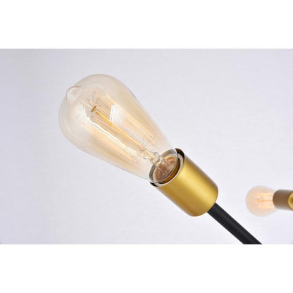Axel 6 Lights Black Pendant