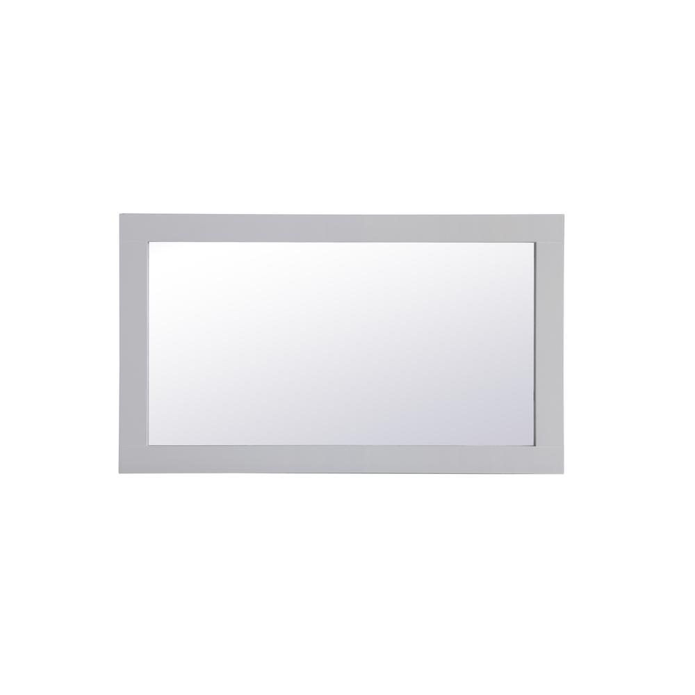 Aqua rectangle vanity mirror 18 inch in Grey