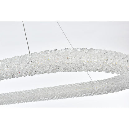 Bowen 51 inch Adjustable LED Chandelier in Satin Gold