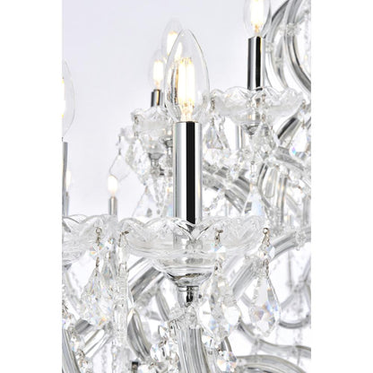 Maria Theresa 49 light Chrome Chandelier Clear Royal Cut Crystal