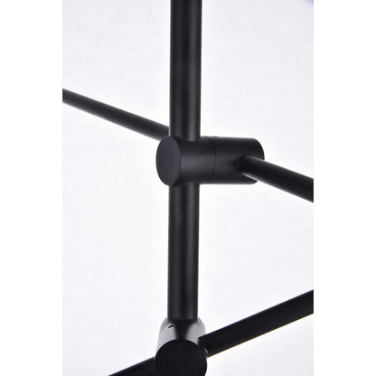 Axel 6 Lights Black Pendant