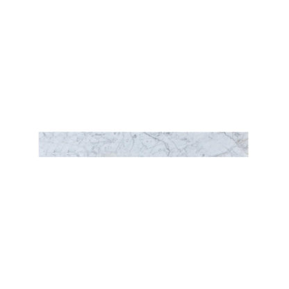 32 inch backsplash in carrara white