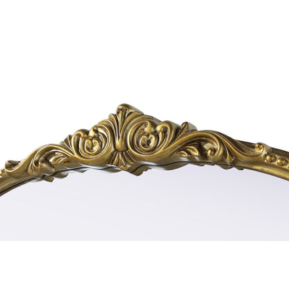 Naomi Vintage Resin Mirror 27x36 in Antique Brass