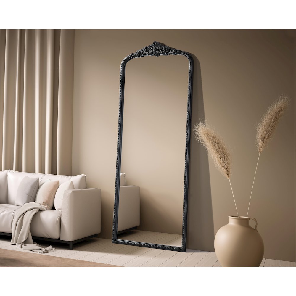Naomi Vintage Resin Mirror 30x72 in Vintage Bronze
