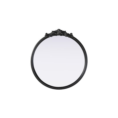 Naomi Vintage Resin Mirror 30x32 in Vintage Bronze