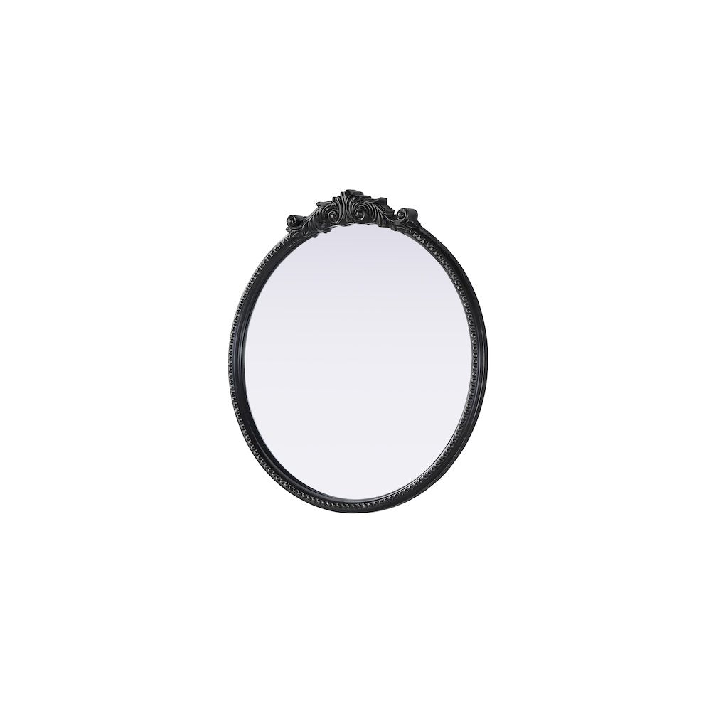 Naomi Vintage Resin Mirror 30x32 in Vintage Bronze