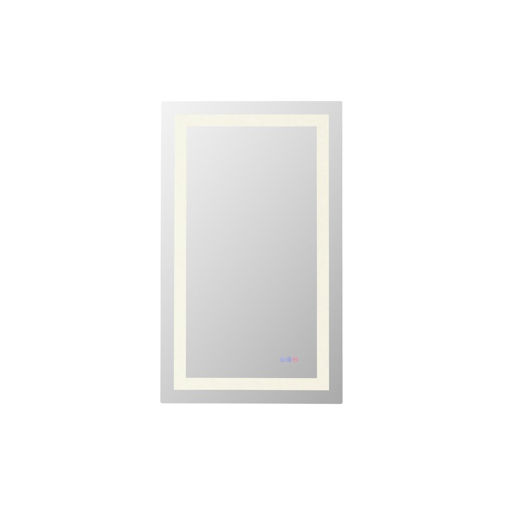 Riven 40X24 Led Mirror, Adjustable Color 3000K/4200K/6400K