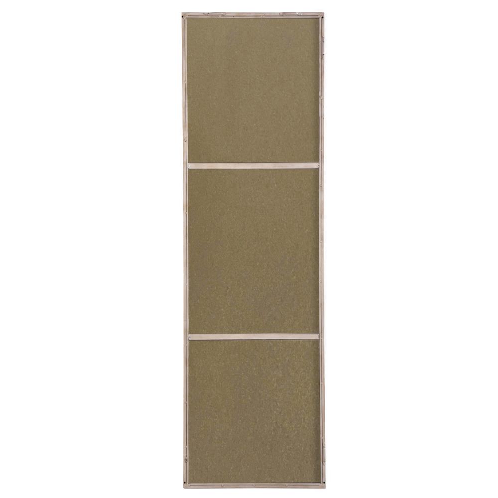 Metal frame Rectangle Mirror 18 inch Silver
