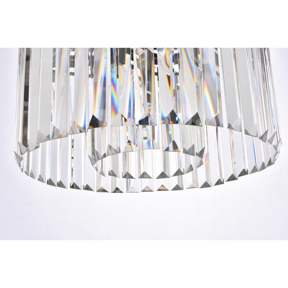Sydney 6 light Matte Black Pendant Clear Royal Cut Crystal