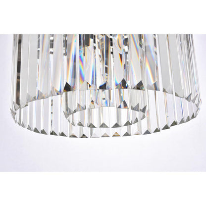 Sydney 6 light Matte Black Pendant Clear Royal Cut Crystal
