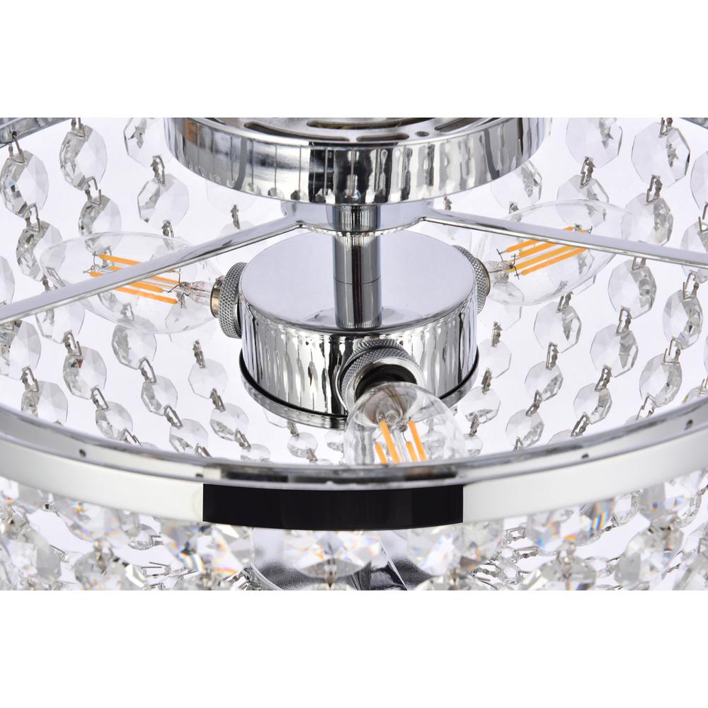 Cora 13 inch flush mount in chrome
