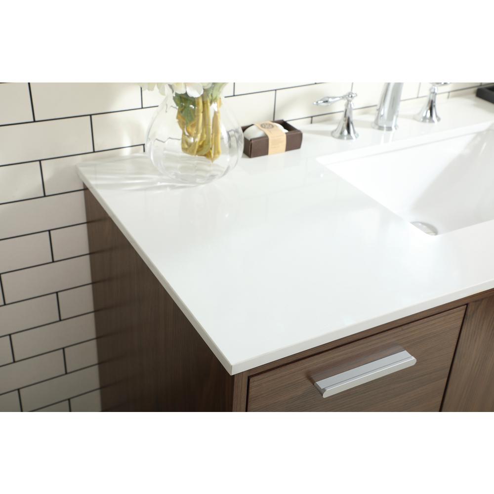 48 inch bathroom vanity in Walnut