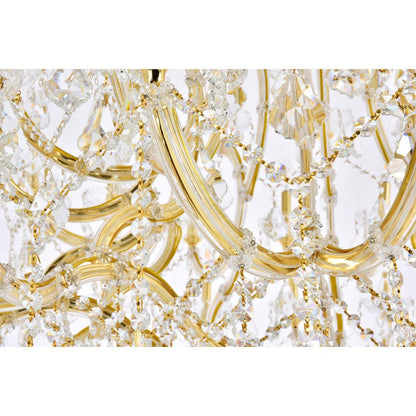 Maria Theresa 61 light Gold Chandelier Clear Royal Cut Crystal