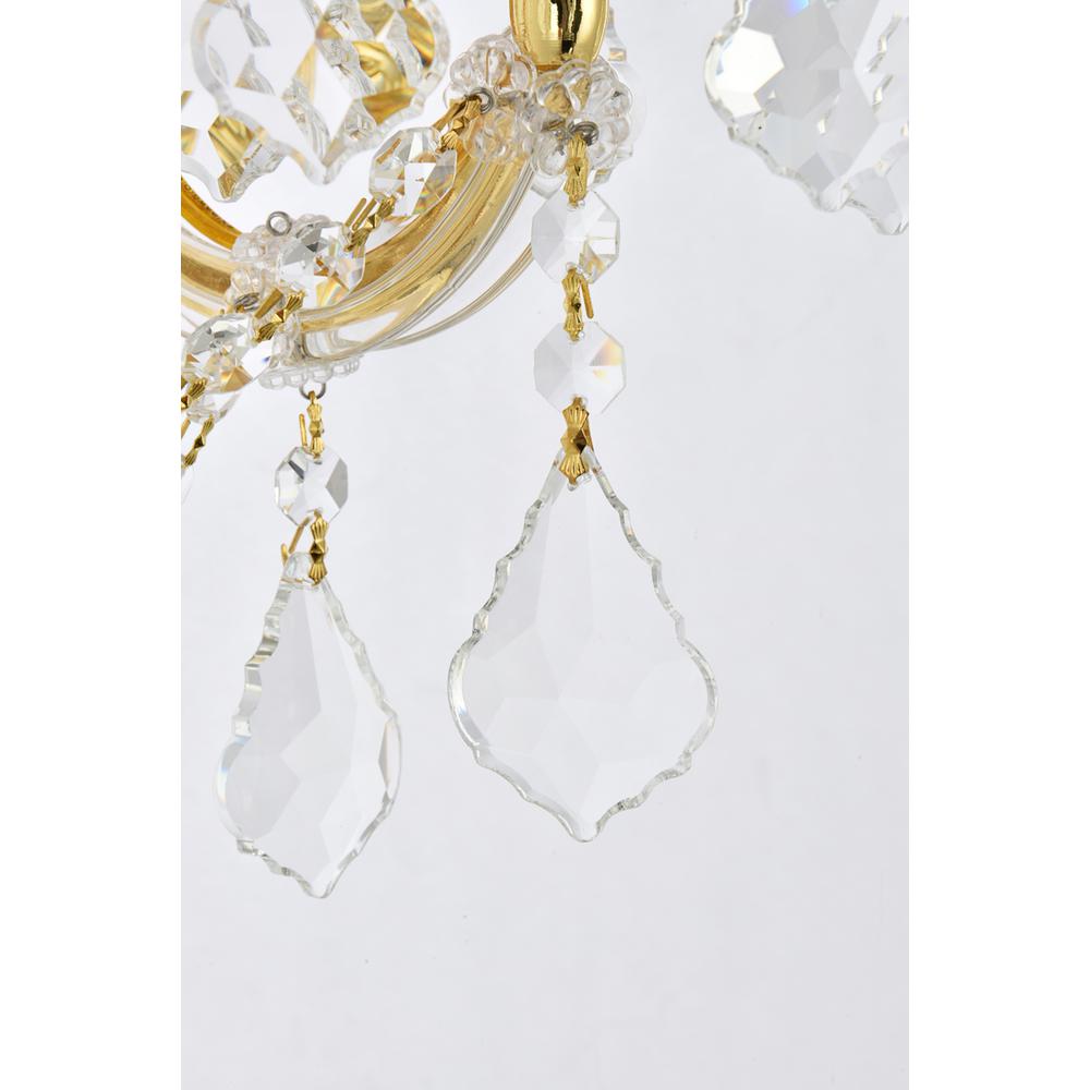 Maria Theresa 2 light Gold Wall Sconce Clear Royal Cut Crystal