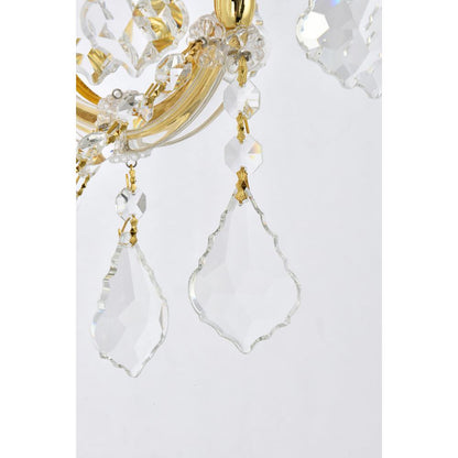 Maria Theresa 2 light Gold Wall Sconce Clear Royal Cut Crystal