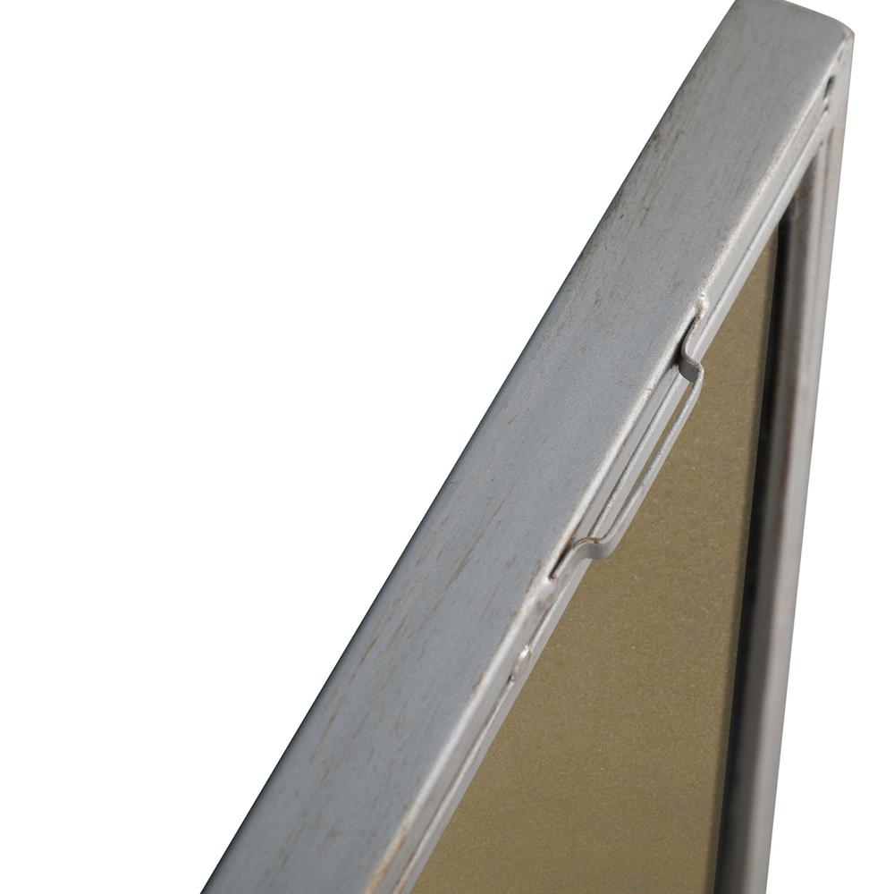 Metal frame Rectangle Mirror 24 inch Silver