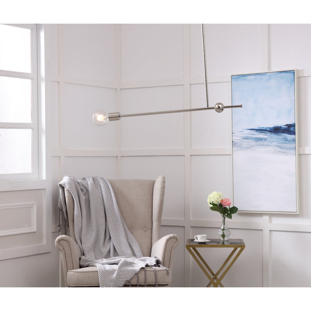Brees 1 Light Chrome  Pendant